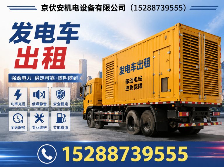 吕梁发电车租赁展示图