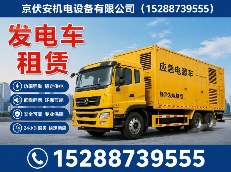 吕梁发电车出租展示图